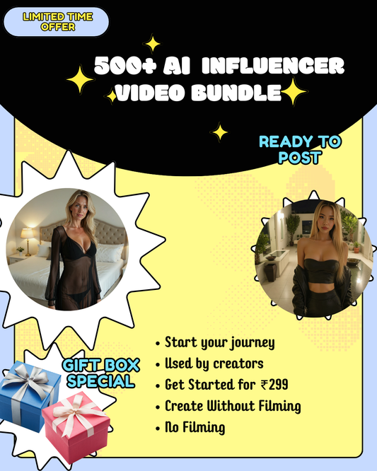 500+ AI Influencers Video Bundle